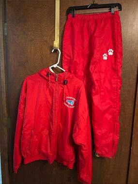 Holloway Red Kids Sweatpants & Joggers with Paw Accents